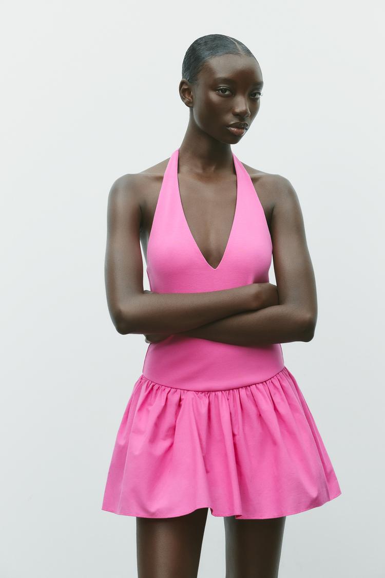 Pink mini dress 💓