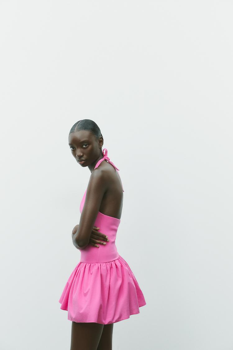 Pink mini dress 💓