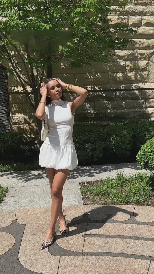 Loli mini dress white 🤍